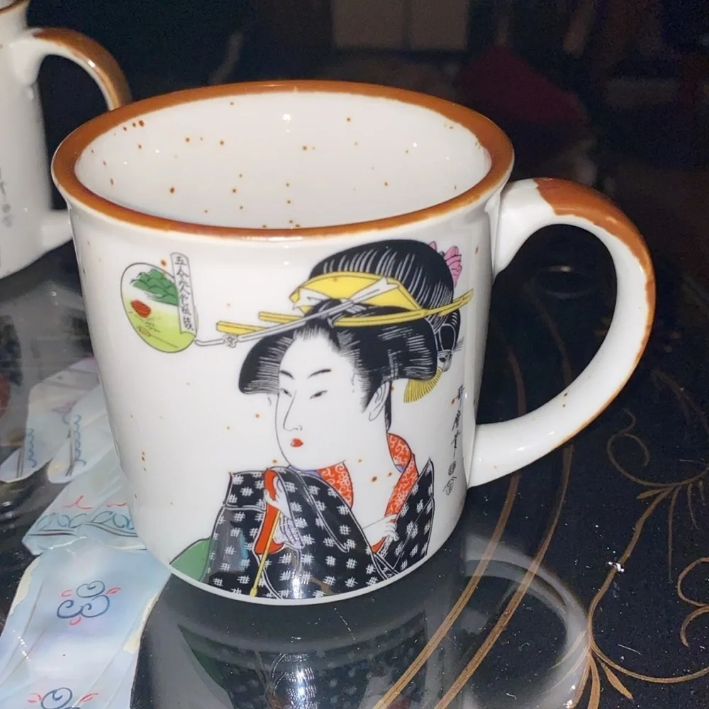 Vintage Set of 6 Japanese coffee/tea cups